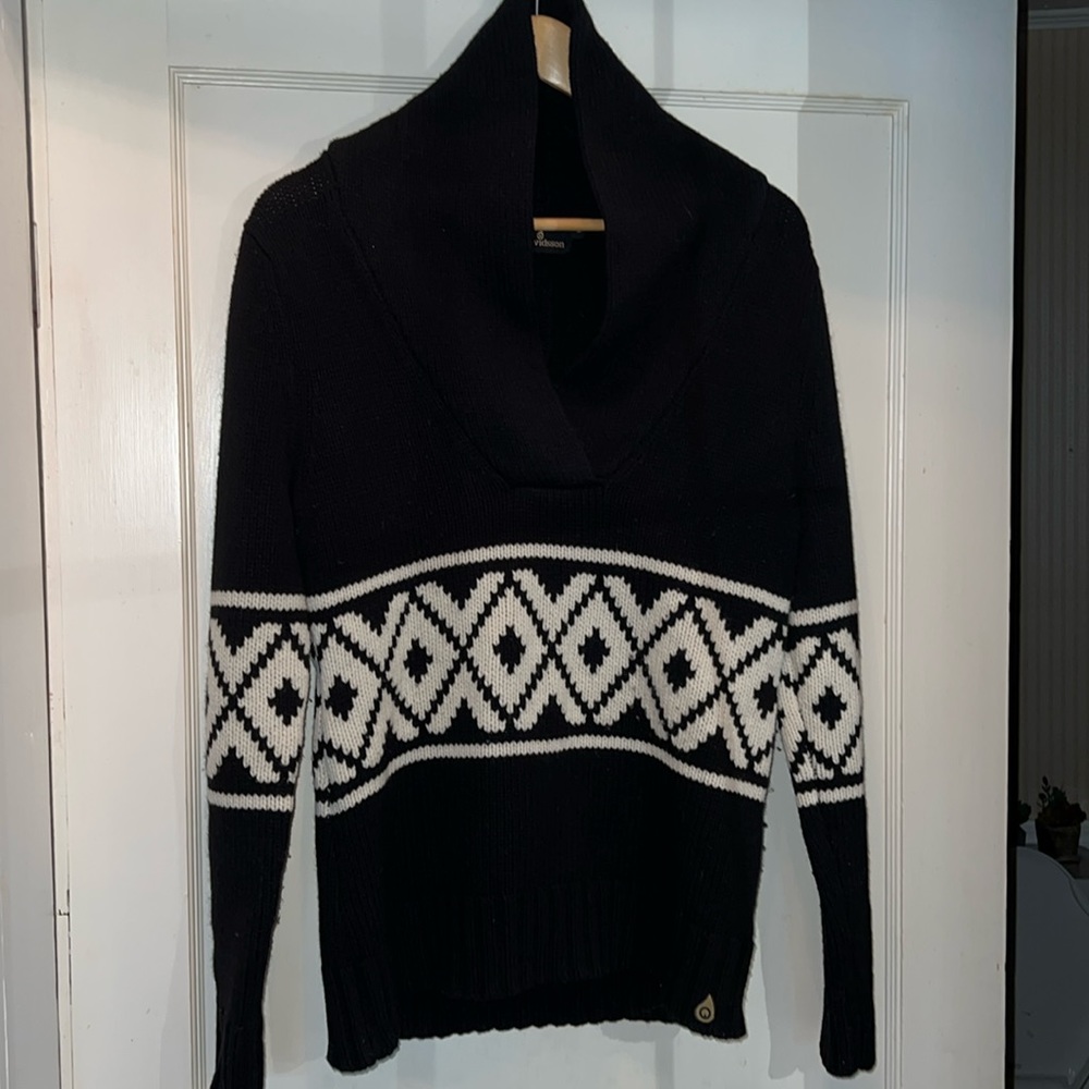 Ladies wool Davidsson Nordic sweater Icelandic Norway